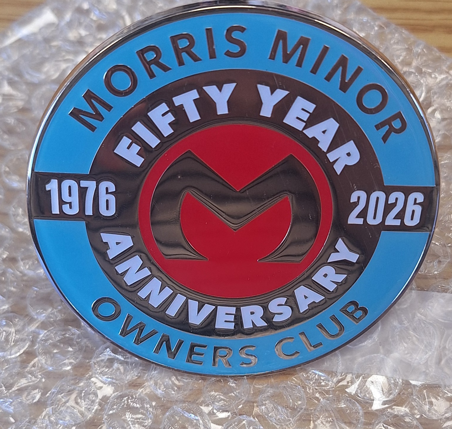 50th Year Grille Badge With Fixings