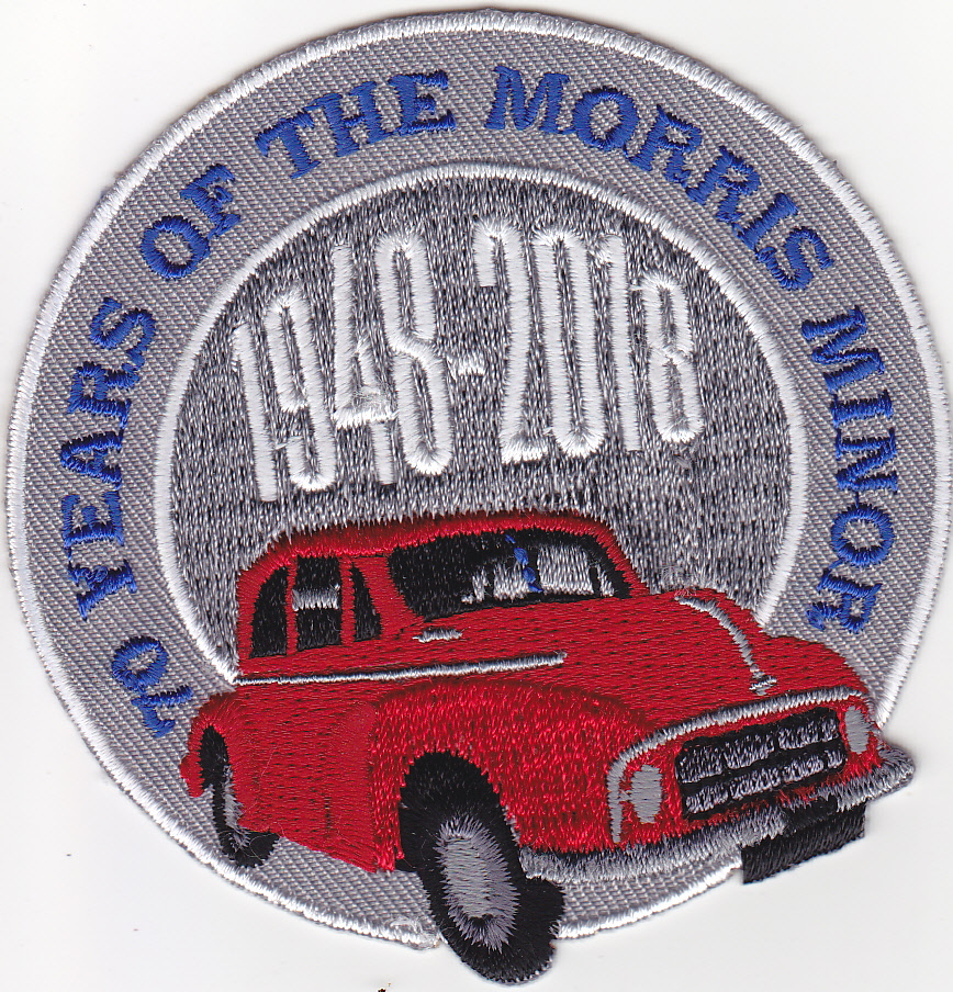 70th Anniversary Sew Iron on badge
