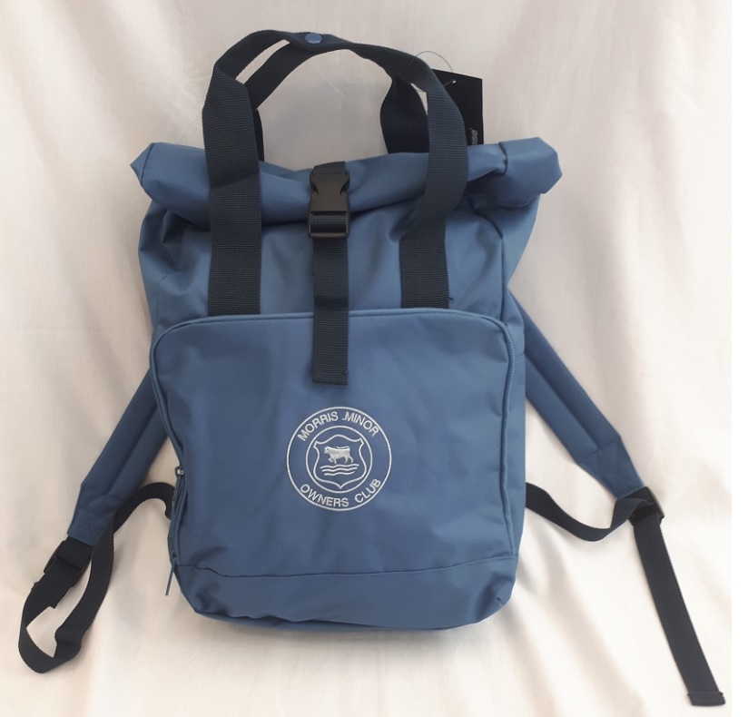 Airforce Blue Roll Top Backpack