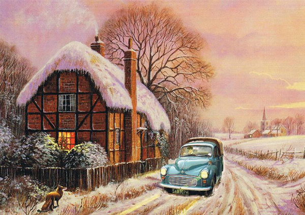 Christmas Cards - Christmas Day in the Countryside