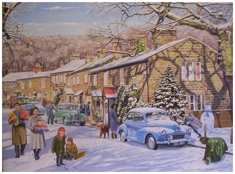 Christmas Cards - Christmas Day in the Snow