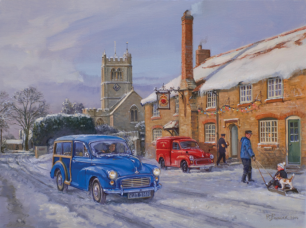 Christmas Cards - Winter Sun at Bradford Abbas