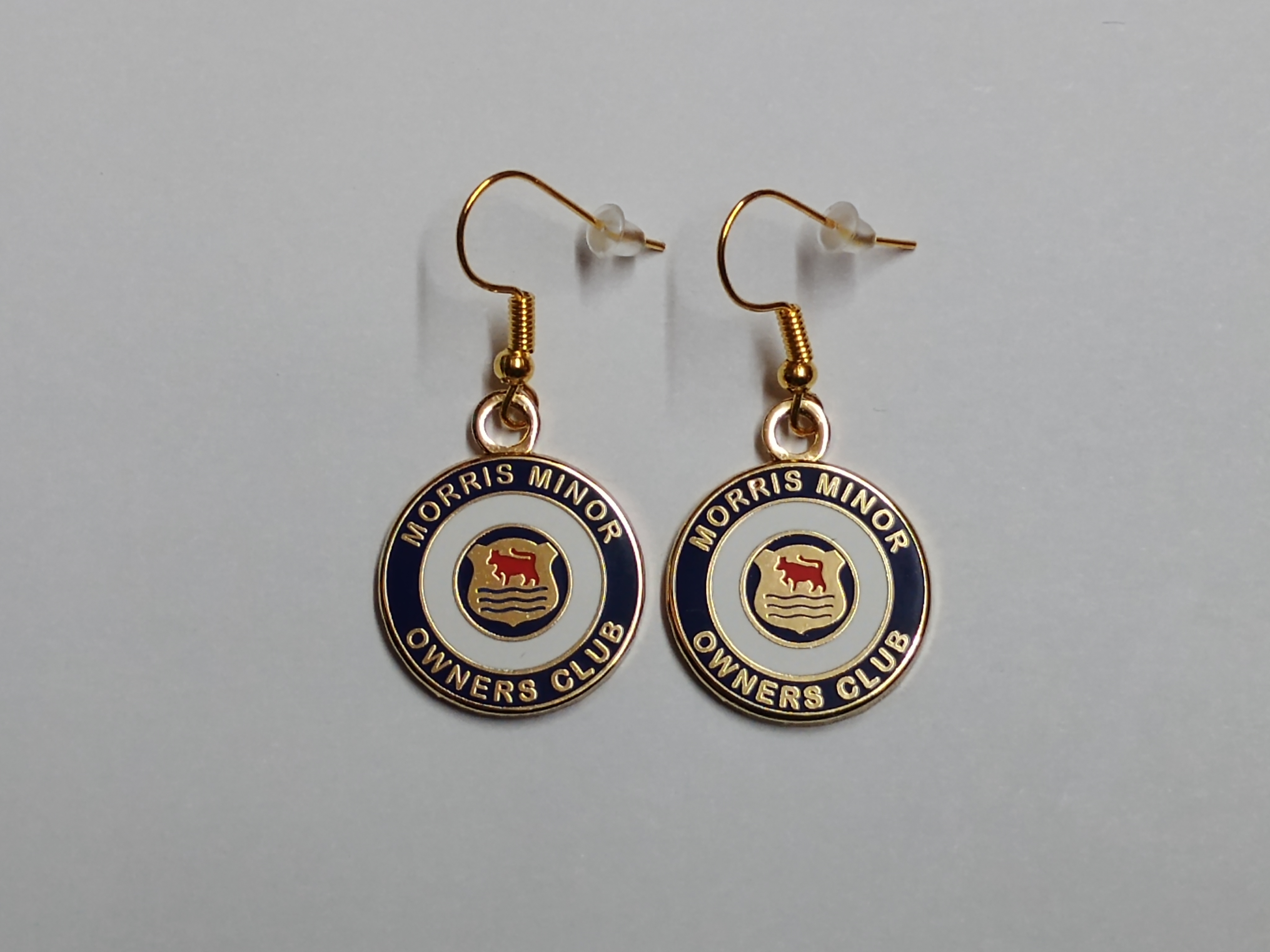 Enamel Club Logo Earrings