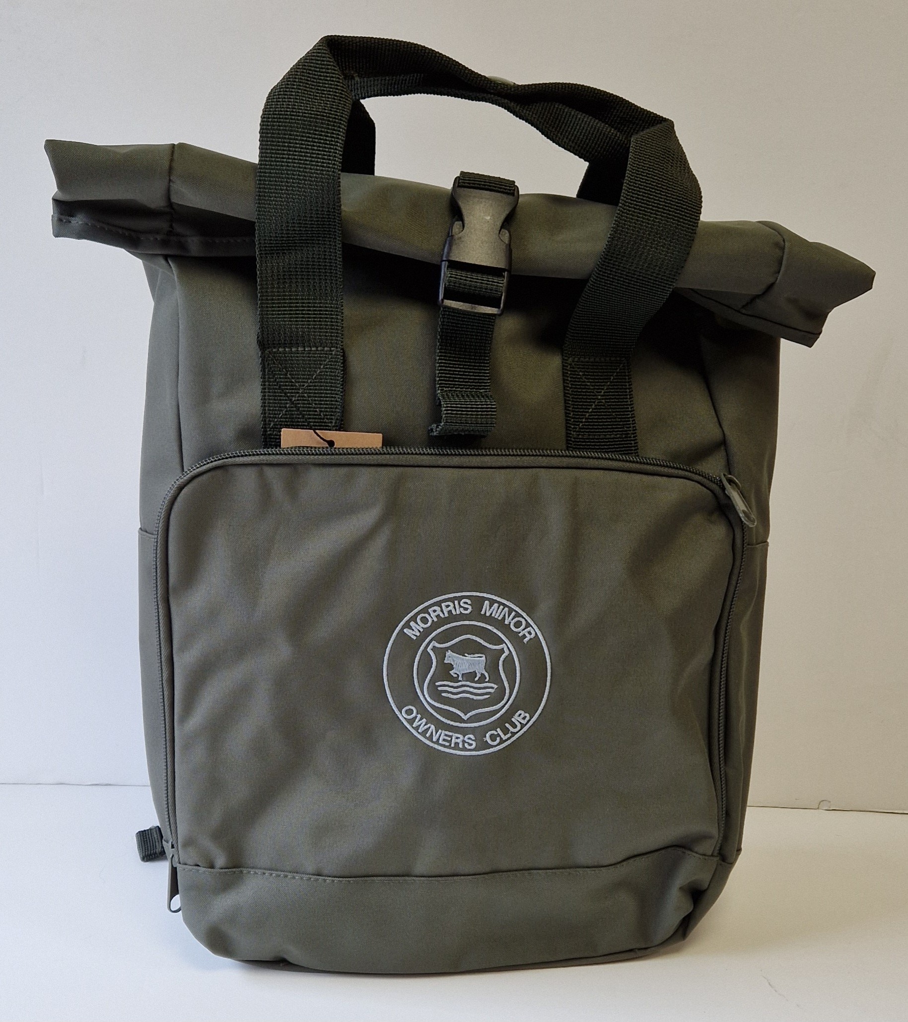 Olive Green Roll Top Backpack