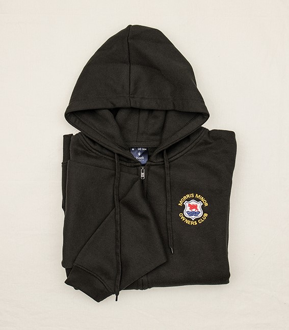 Zipped Hoodie Black